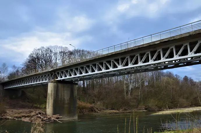 Most na ul. Krajowickiej w Jaśle