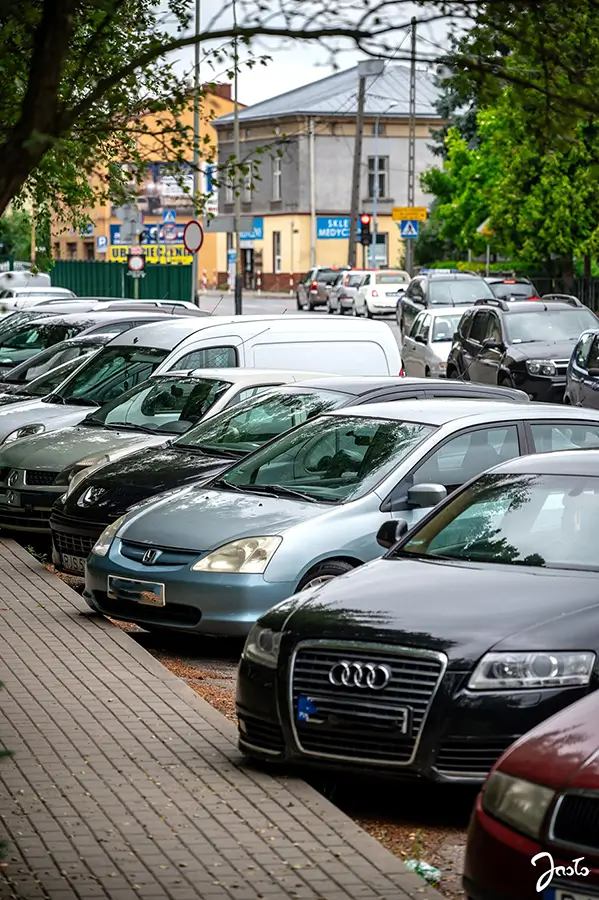 Parking przy ul. Jagiełły w Jaśle